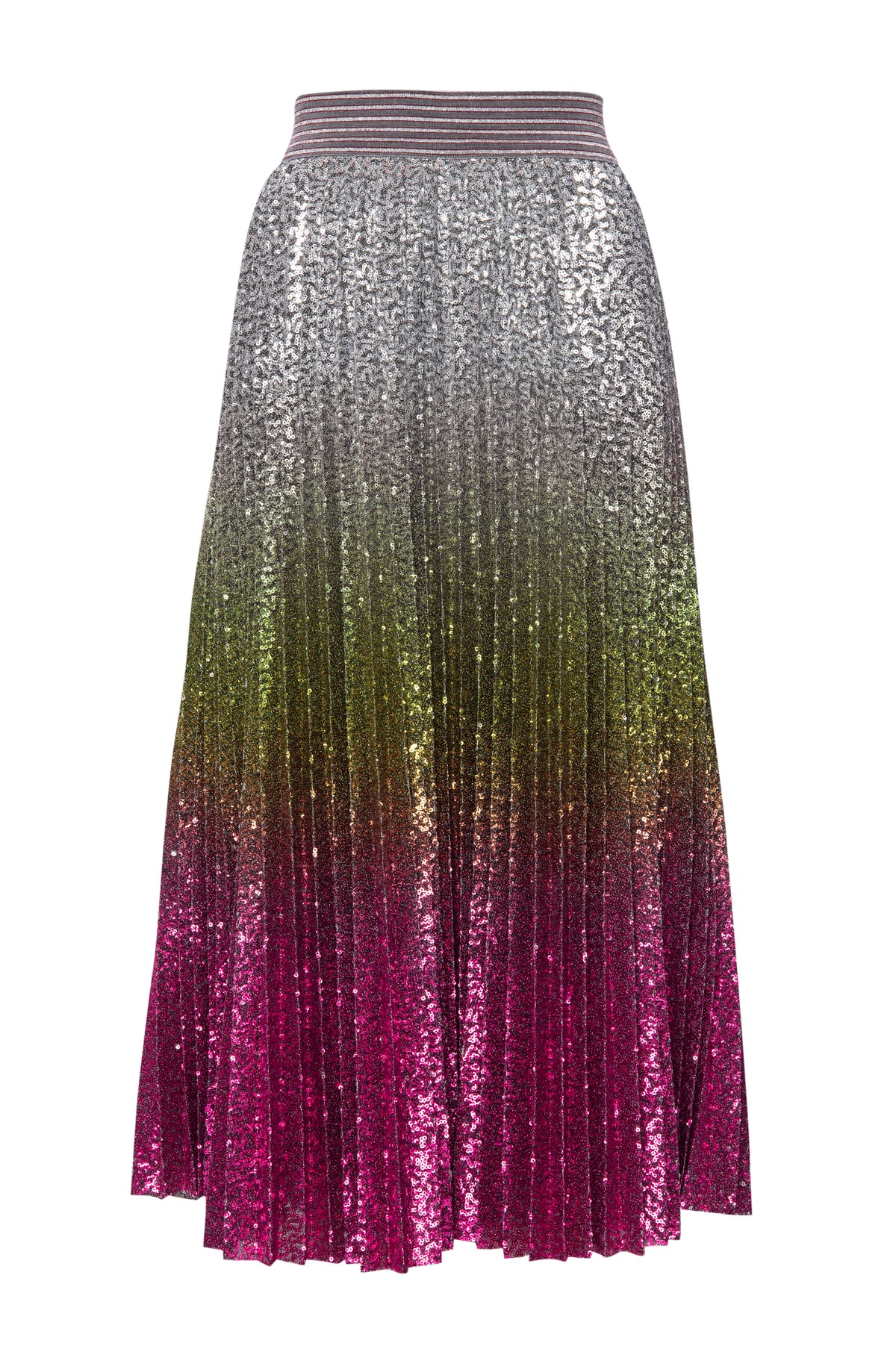 Flaming Colossus Pleated Skirt