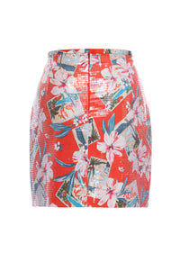 Postcard Mini Skirt