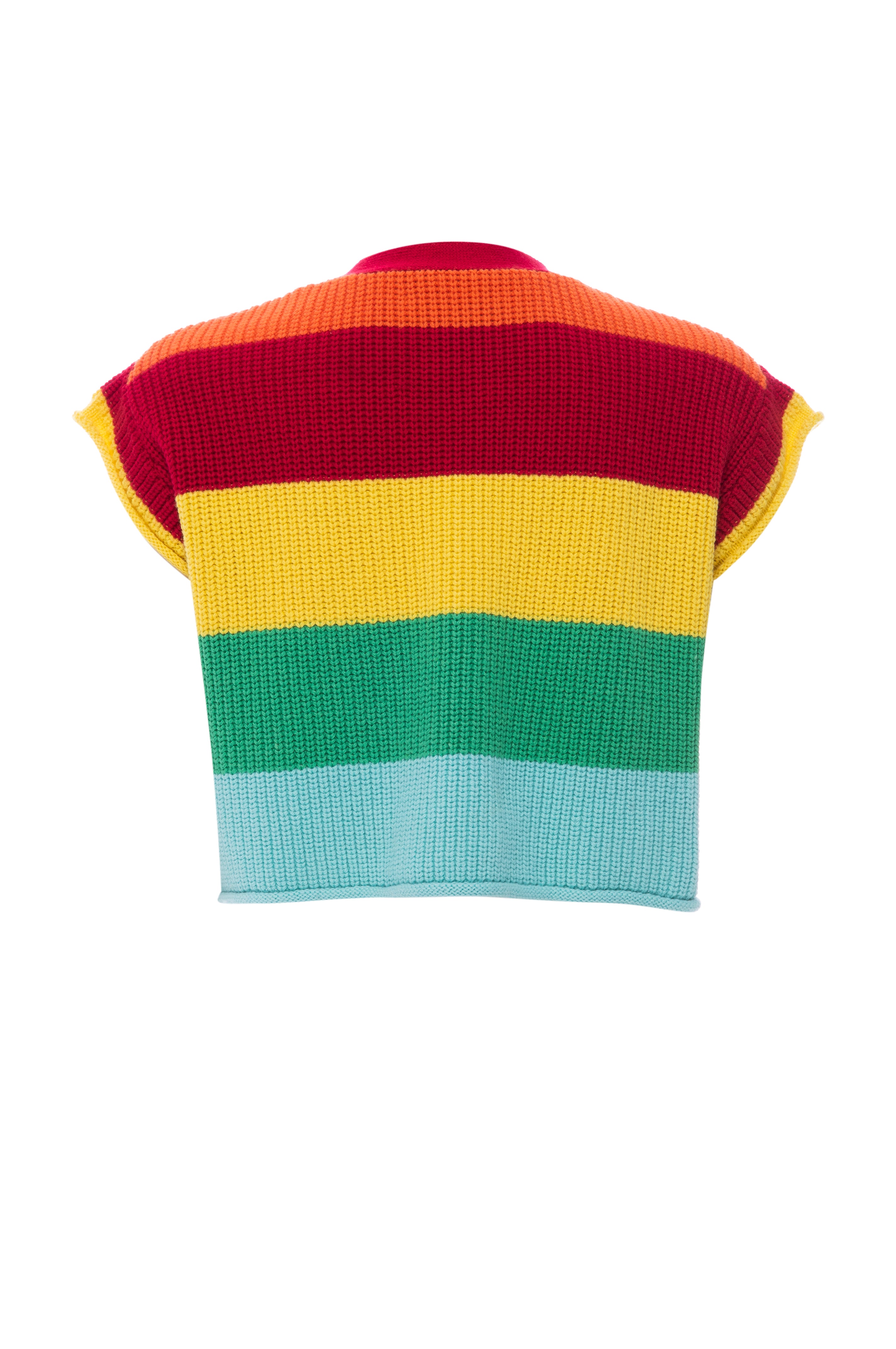 Suéter corto de espectro 