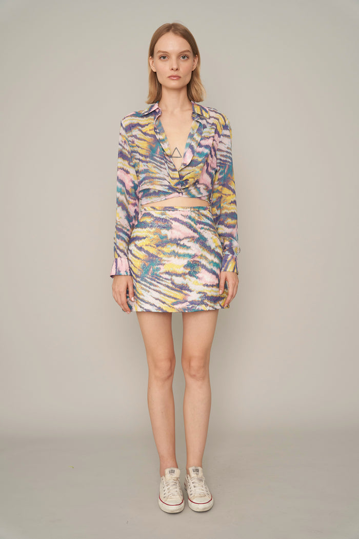 Sunset Tower Tuck Blouse