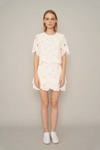 Wave Eyelet Top