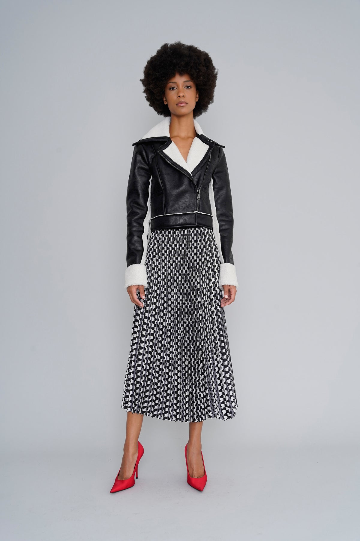 Pleated skirt