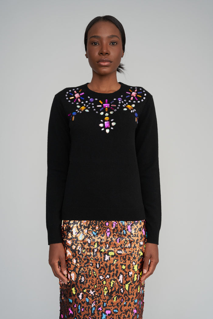 Over The Rainbow Jewel Sweater