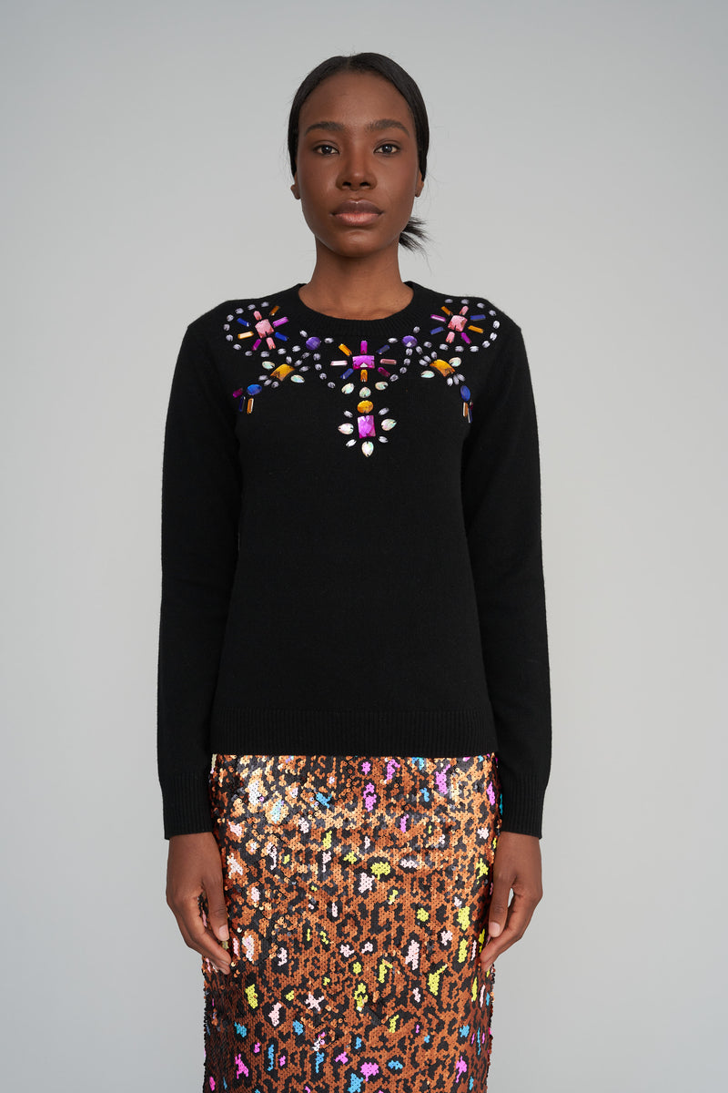 Over The Rainbow Jewel Sweater