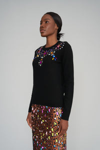 Over The Rainbow Jewel Sweater