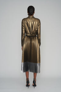 The Ritz Two Toned Pleated Skirt